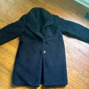 Small black Sherpa Jacket